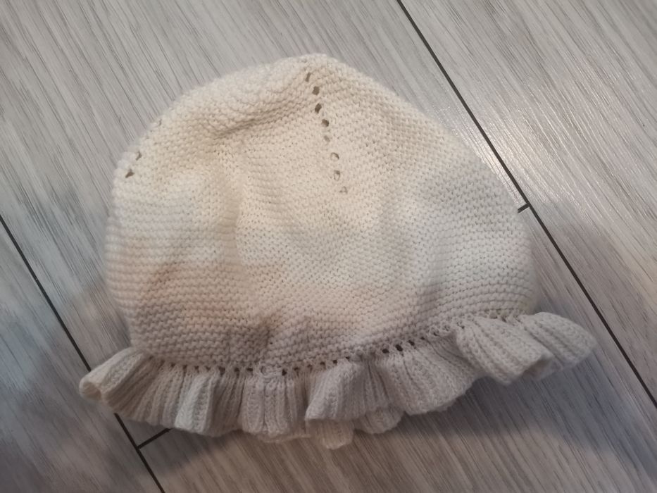 Czapka niemowlęca beżowa mayoral