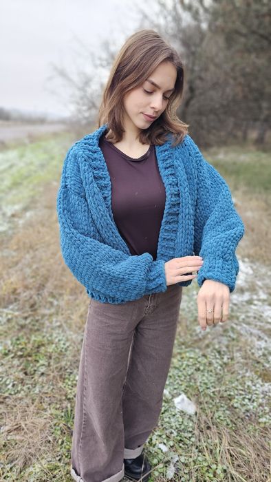 Кардиган плюшевий