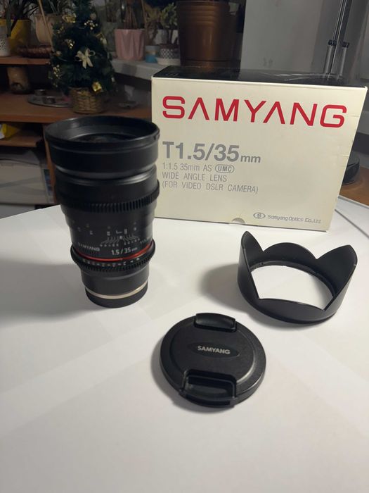 Samyang 35 mm T1.5 - VDSLR / SONY-E pełna klatka / FAKTURA VAT