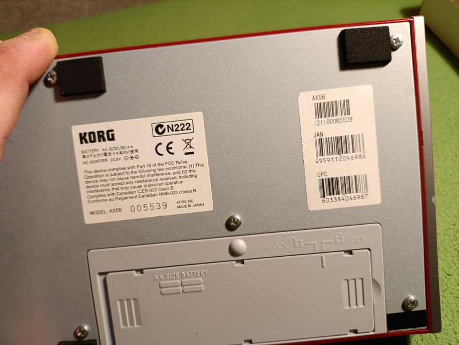 KORG ax5b             efekt muz