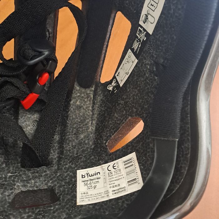 Capacete adulto de bicicleta b'Twin 56-61cm