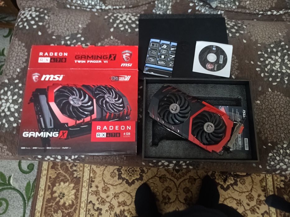 MSI PCI-Ex Radeon RX 470 Gaming X 4GB GDDR5 (256bit) (1242/6600) (DVI, 2 x HDMI, 2 x DisplayPort) (Radeon RX 470 GAMING X 4G)