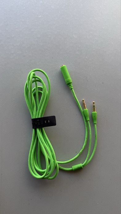 Cabo Splitter Razer Kraken — Áudio + Microfone