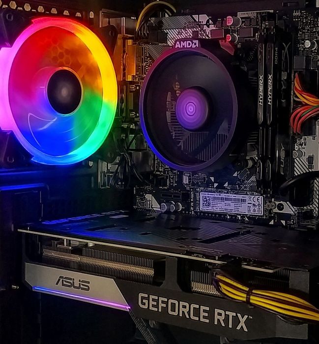 RTX3060ti/ Ryzen 5 3600/ B450/ 16gb DDR4 игровой компьютер АМ4