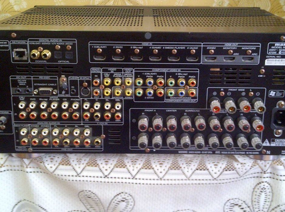 7.2 AV ресивер MARANTZ SR 7007*7x195 Вт AirPlay 3D 4K HDMI в"защиту"