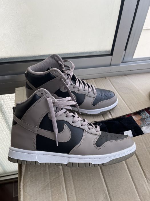 Nike dunk high castanho