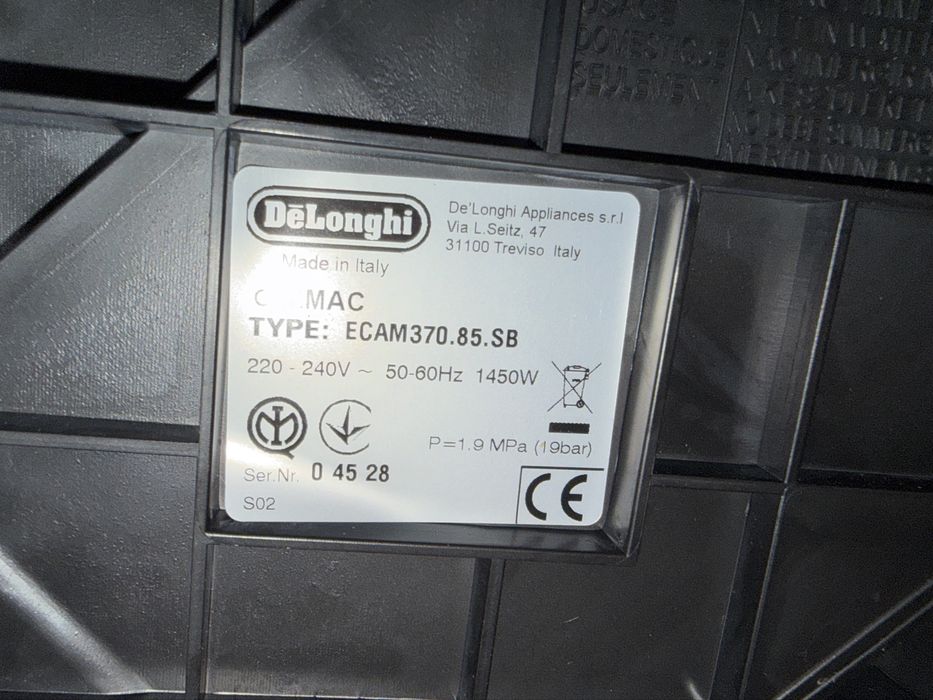 Ekspres do kawy DeLonghi Dinamica Plus ECAM370.85.SB