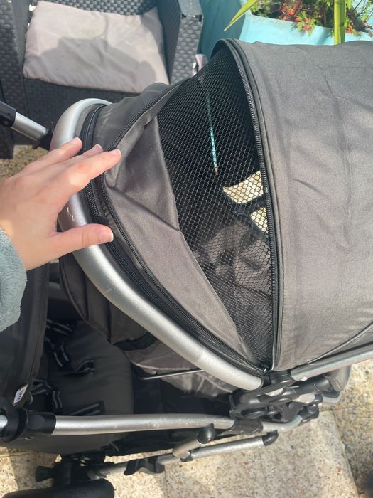 Carrinho de passeio duplo (ofereço o ovo da cybex mais adaptadores)