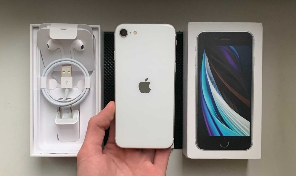 НОВЫЙ - iPhone SE 2020 128 гб - NEVERLOCK - 100% АКБ - WHITE