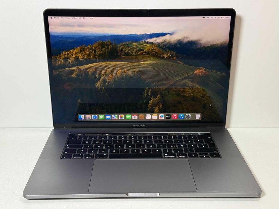 Apple MacBook Pro 15 2018 TouchBar - i7 16GB / 256GB - 84% Kondycji Baterii - Gwarancja - Stan BDB -