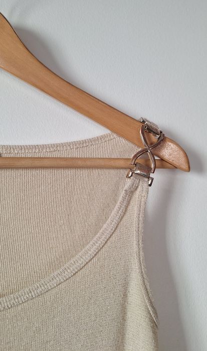 Top dourado Morgan M