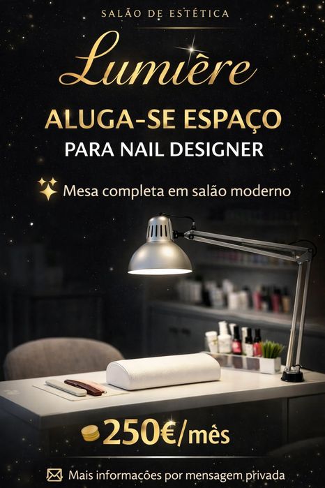 Mesa disponível para MANICURE