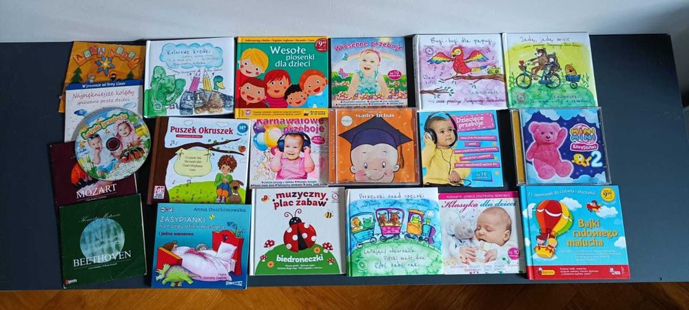 Plyty CD z muzyka dla dzieci 20 sztuk