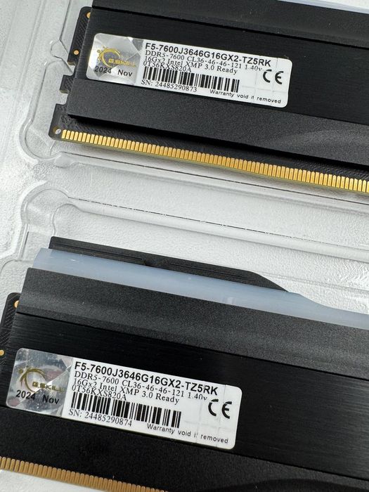 Оперативна пам'ять G.Skill Trident Z5 RGB DDR5 DIMM 2x16GB 7600Mz CL36