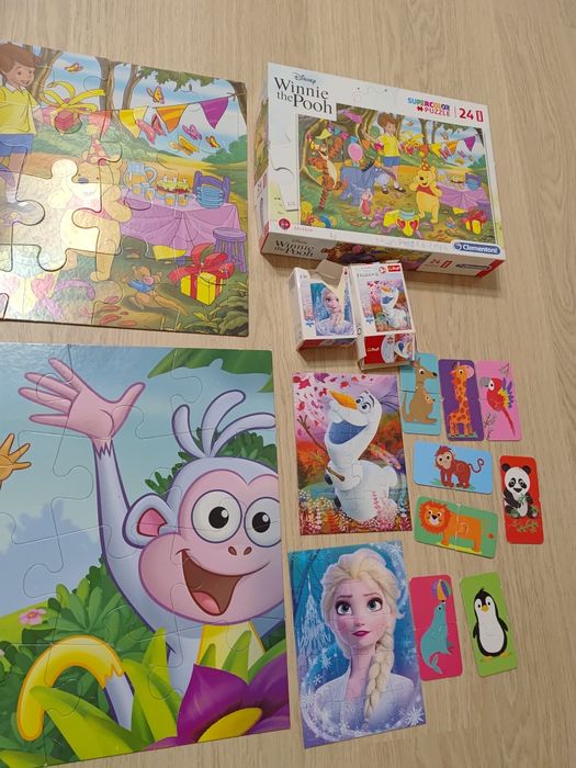 Zestaw puzzli puzzle duży format dla dziewczynki