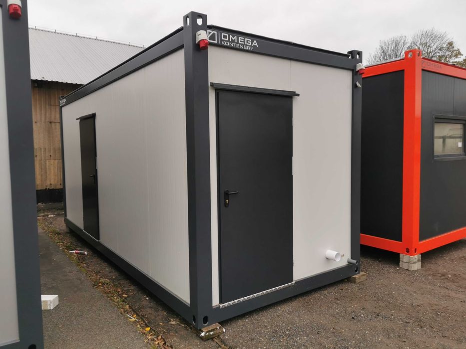Kontener biurowy socjalny sanitarny budowlany prodecent
