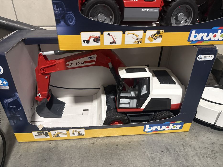 Nowa koparka bruder  zabawka edukacyjna duza