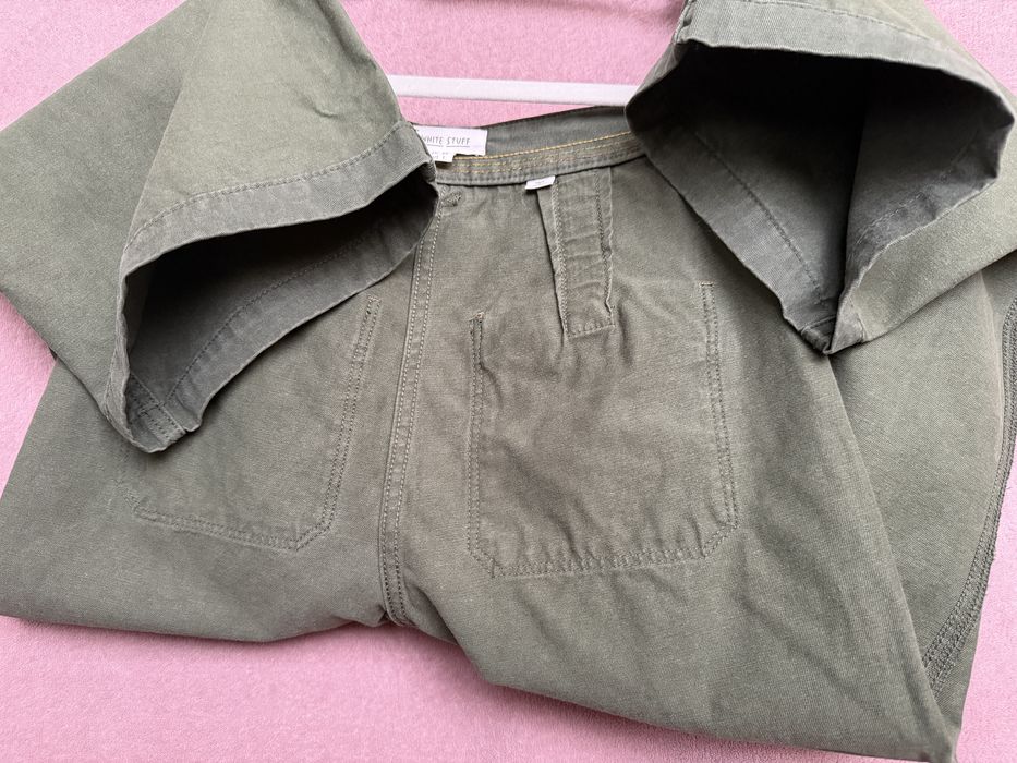 Джинси широкі, штани, хакі, White Stuff, wide leg, тренд, Вайт Стаф