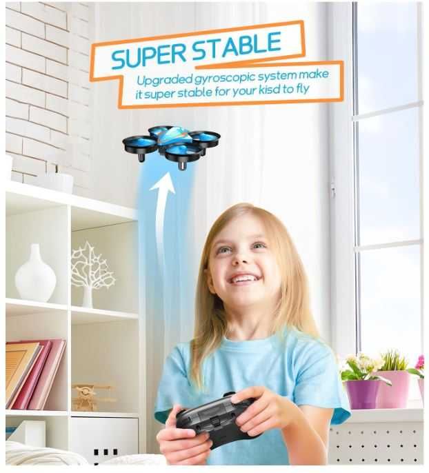 Dron dla dzieci Orvina OV-18, 3 baterie w zestawie + akcesoria