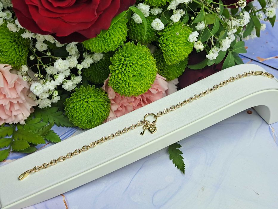 NOWA ZŁOTA BRANSOLETKA 3,11 GR. próba: 585 Komis Redi