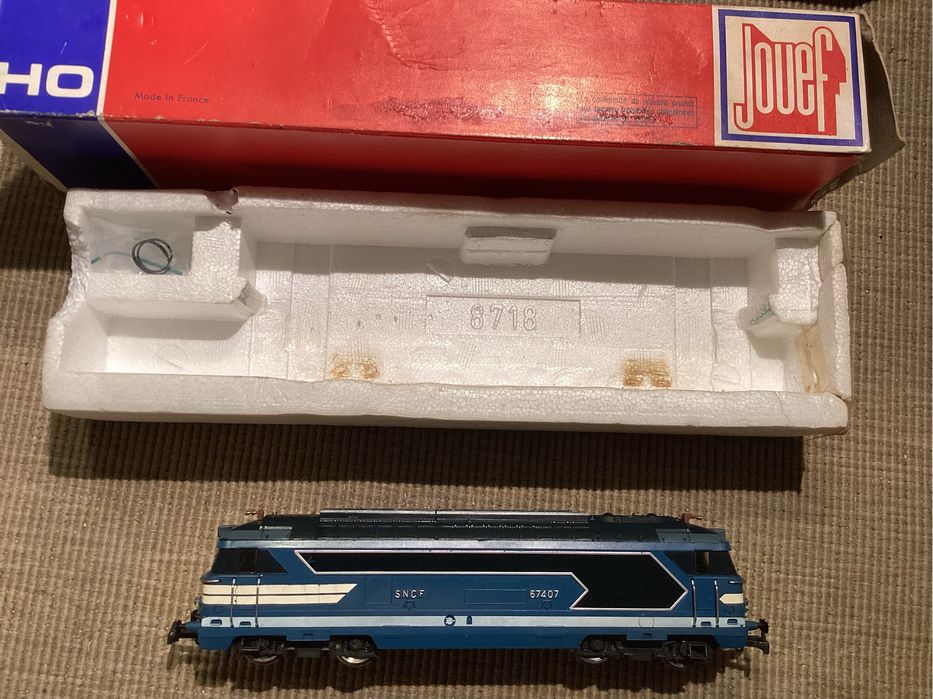JOUEF 8539 Locomotiva H0 diesel azul BB 67407 SNCF. Excelente.