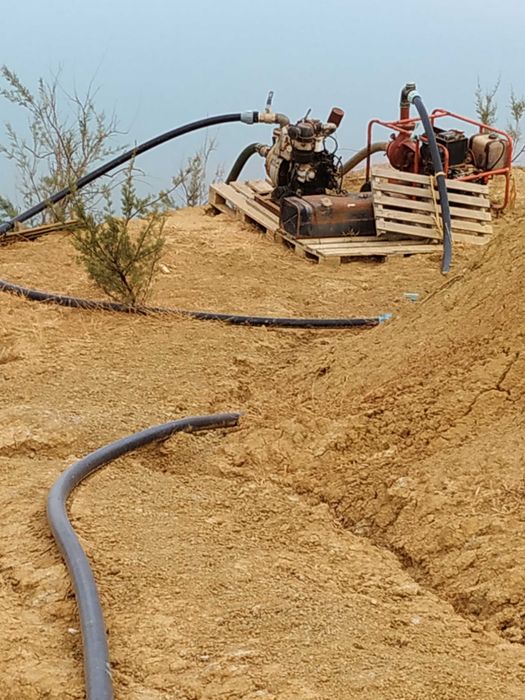 Motores de Rega c/ Arranque Eléctrico e Tubagem - Kubota e Delsey