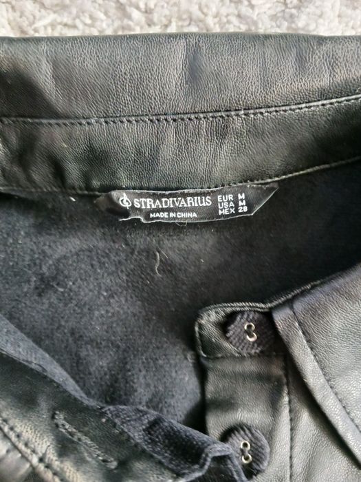 Koszula sztruks eko skóra roz. M Stradivarius