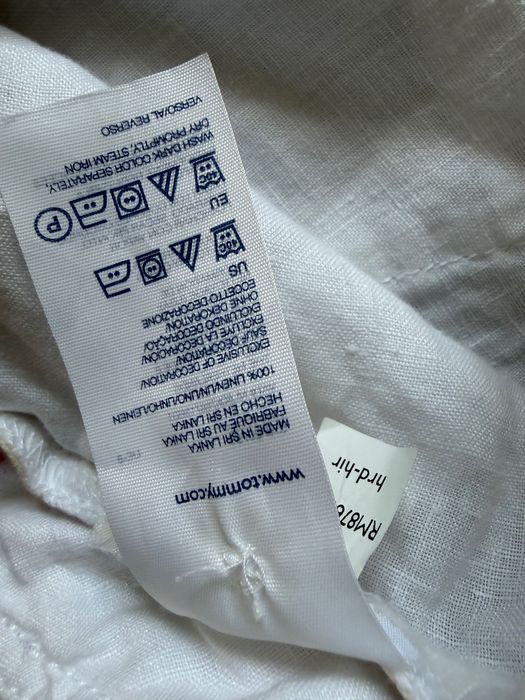 Lniane spodnie Tommy Hilfiger nowe,  białe 36