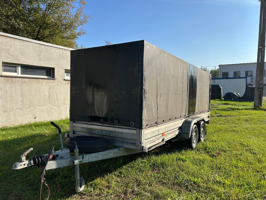 Wynajem przyczepka ciężka z plandeką DMC 1250