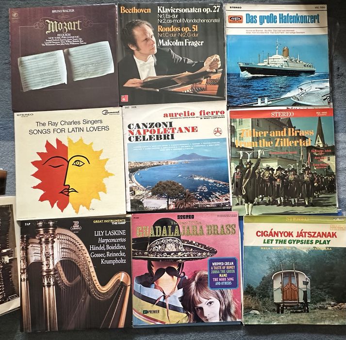 Lote 08 - 72 discos de vinil Lp's - Musica Clássica