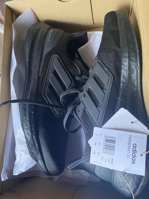 кроссовки adidas pureboost 23  us 11 eur 45  29см одети раз 5