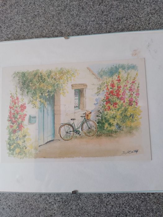 Stare wydruki akwareli Danielle Lebeau