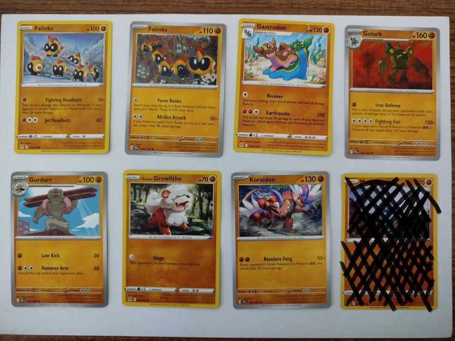 Cartas Pokémon TCG P 1.1