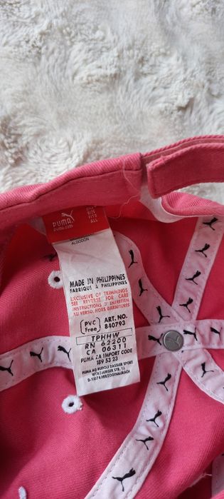 Różowa czapka z daszkiem Puma