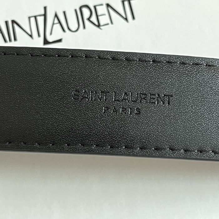 Ремінь YSL шкіряний, люкс якість.