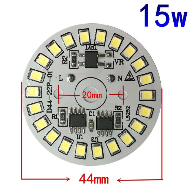 LED світлодіодний модуль плата 220v ремонт лампа 18w 12w 15w 7w 5w 9w
