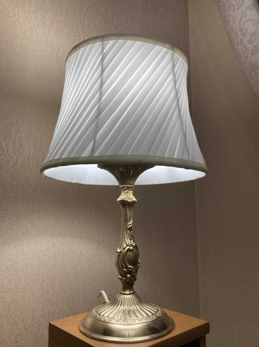 Лампа настольная бронза литьё
