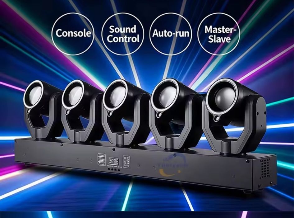 Moving Head Led 5 cabeças 180W (36W x 5)