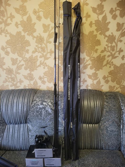 Спінінг Голден Кетч Пасион 2.7, 40/125. Катушки Флагман Легенд 5500.