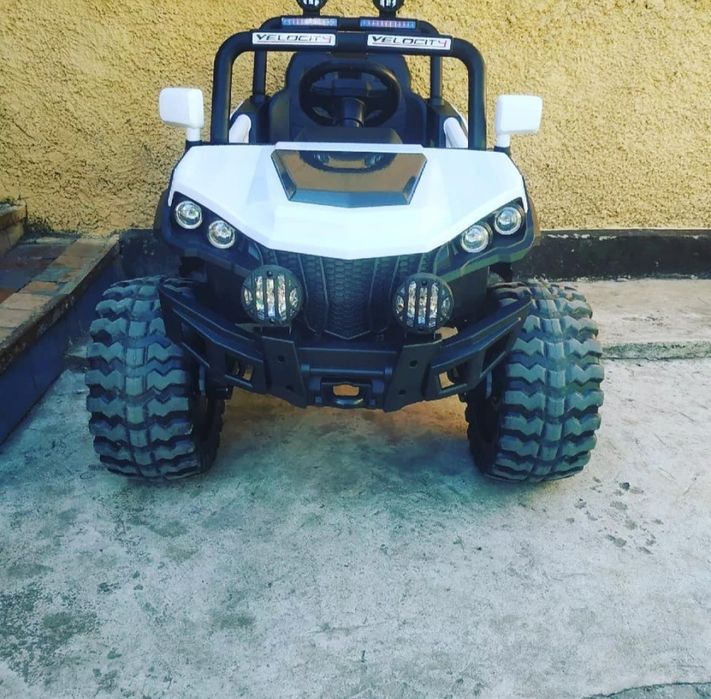 Детский электромобиль T-7840 EVA WHITE Багги, белы