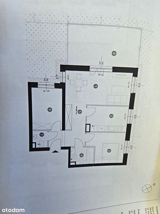 3 pokoje| 61,37 m²| ogródek| parter |miejsce postojowe | Stabłowice