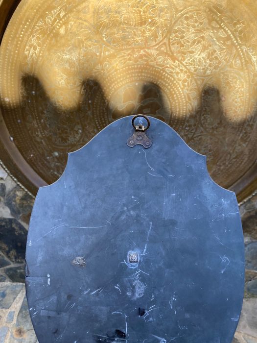 Fonte Igreja Água Benta Séc XIX Arte Sacra 34 cm Metal e prata