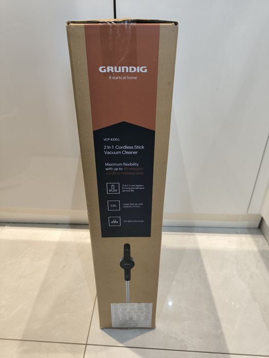 Odkurzacz bezprzewodowy pionowy Grundig VCP 4330L 2v1 Turbo szczotka