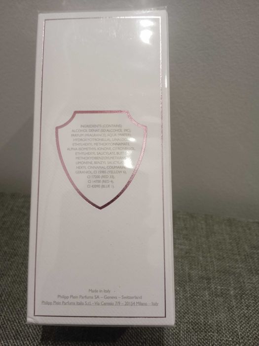 OKAZJA Oryginalne włoskie perfumy Philipp Plein Fatale Rose EDP folia