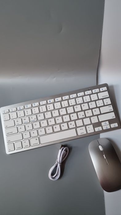 Bezprzewodowy zestaw klawiatura + mysz Bluetooth do tabletu i laptopa