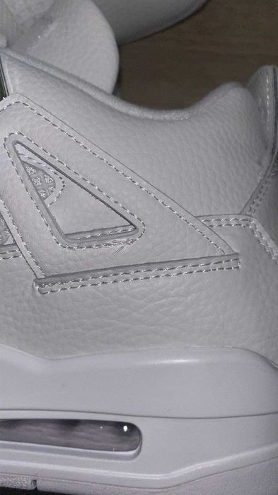 Nike Air Jordan 4 Pure Money Metalic Silver