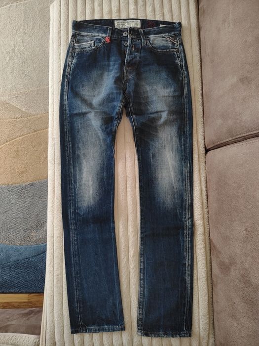REPLAY jeansy Regular Slim spodnie W28L34 Nowe