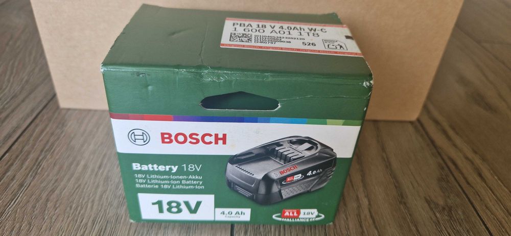 Bateria BOSCH PBA 18V 4.0Ah NOWA !