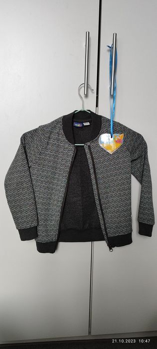 Реглан на флисе бомбер ветровка 110-116 см на 4-5 років