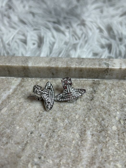 Vivienne Westwood Saturn Earrings сережки серьги гвоздики сережки
